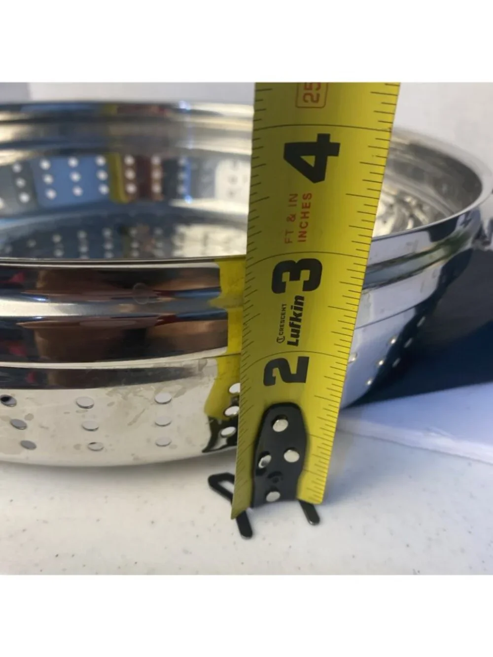 Stainless Steel Steamer Insert Fits 5 Qt Stock Pots Good Condition
